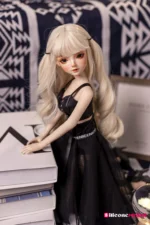 50cm 1ft7 Blonde Tiny Sex Doll With PVC Head – Aniyah