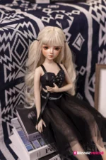 50cm 1ft7 Blonde Tiny Sex Doll With PVC Head – Aniyah