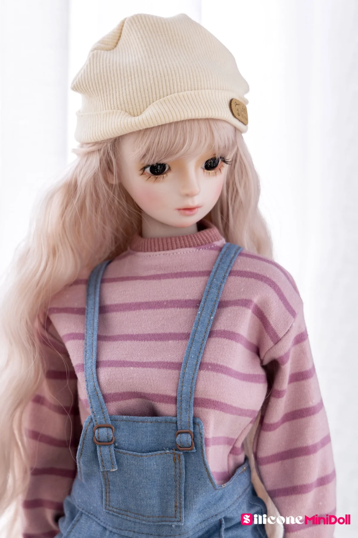 50cm 1ft7 Blonde Tiny Sex Doll With PVC Head – Miriam