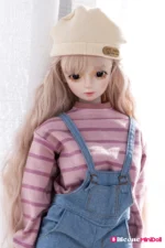 50cm 1ft7 Blonde Tiny Sex Doll With PVC Head – Miriam