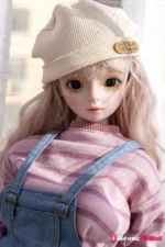 50cm 1ft7 Blonde Tiny Sex Doll With PVC Head – Miriam