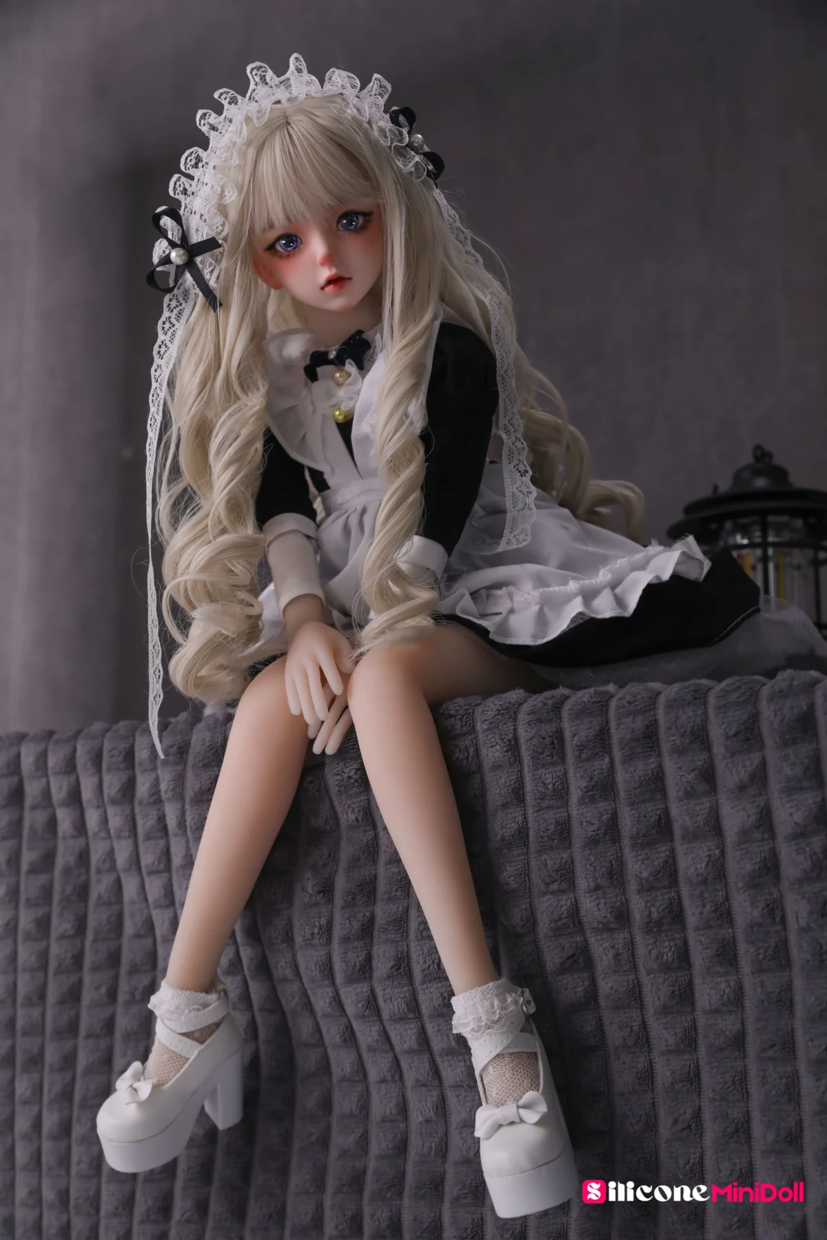 50cm 1ft7 Blonde Tiny Sex Doll With PVC Head – Orlene