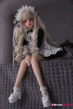 50cm 1ft7 Blonde Tiny Sex Doll With PVC Head – Orlene