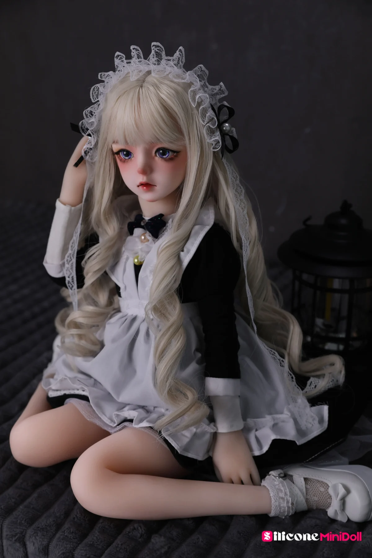 50cm 1ft7 Blonde Tiny Sex Doll With PVC Head – Orlene