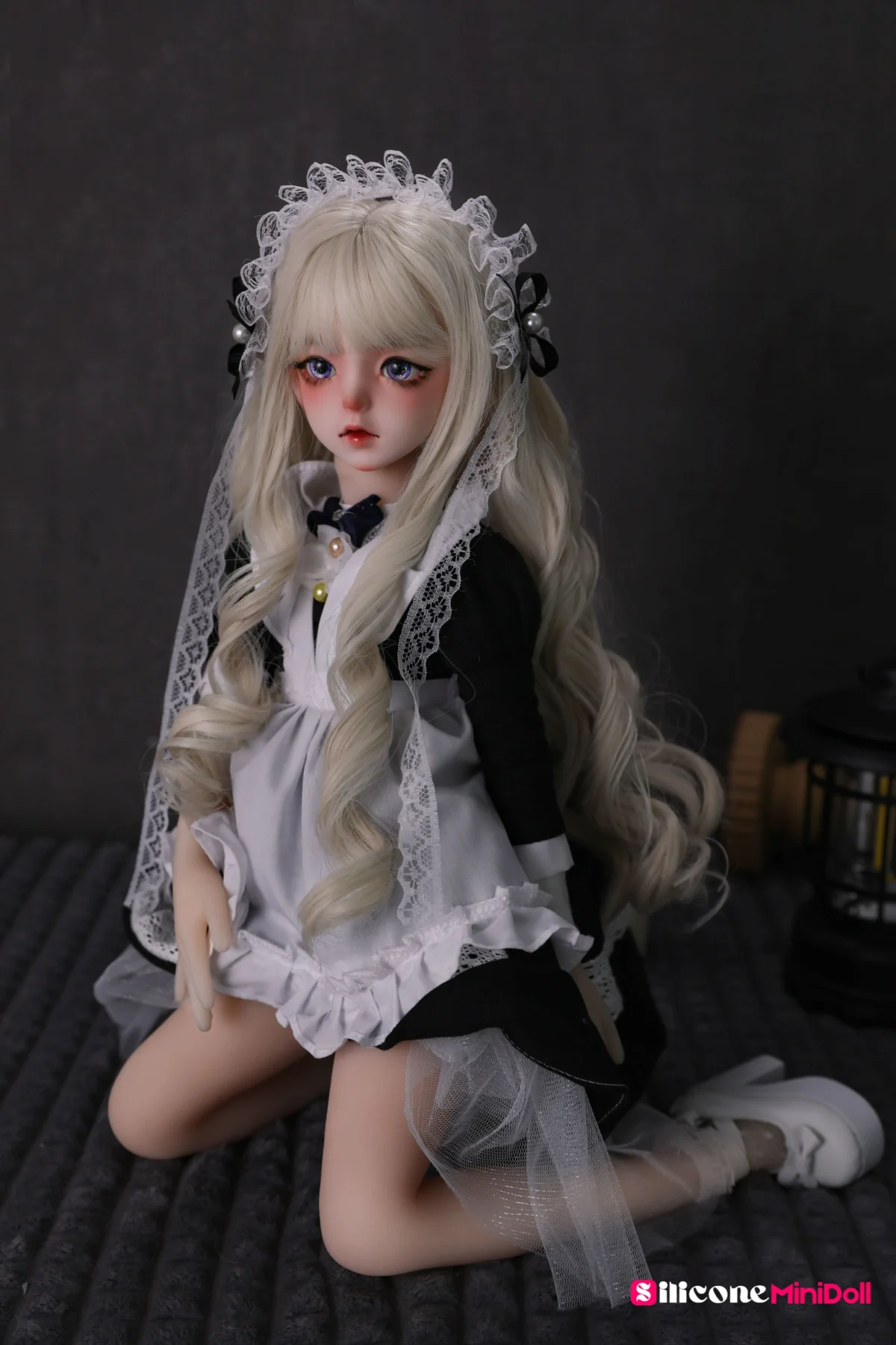 50cm 1ft7 Blonde Tiny Sex Doll With PVC Head – Orlene