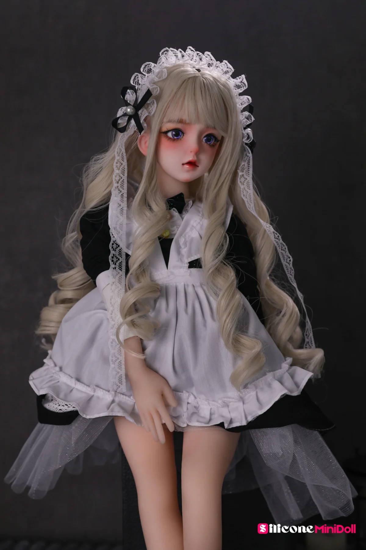 50cm 1ft7 Blonde Tiny Sex Doll With PVC Head – Orlene