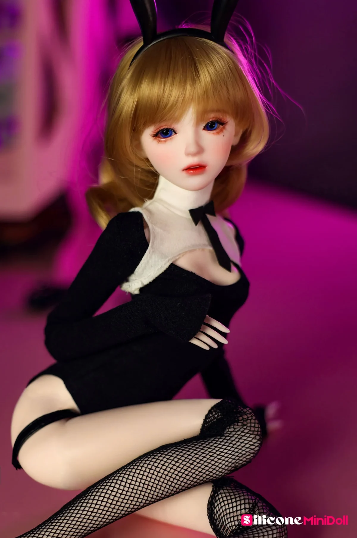 50cm 1ft7 Blonde Tiny Sex Doll with PVC Head – Lila