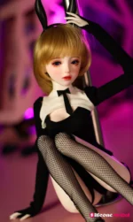50cm 1ft7 Blonde Tiny Sex Doll with PVC Head – Lila