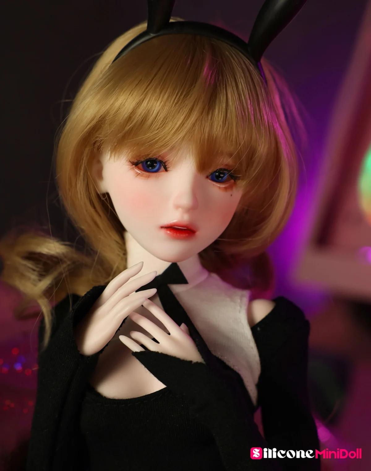 50cm 1ft7 Blonde Tiny Sex Doll with PVC Head – Lila