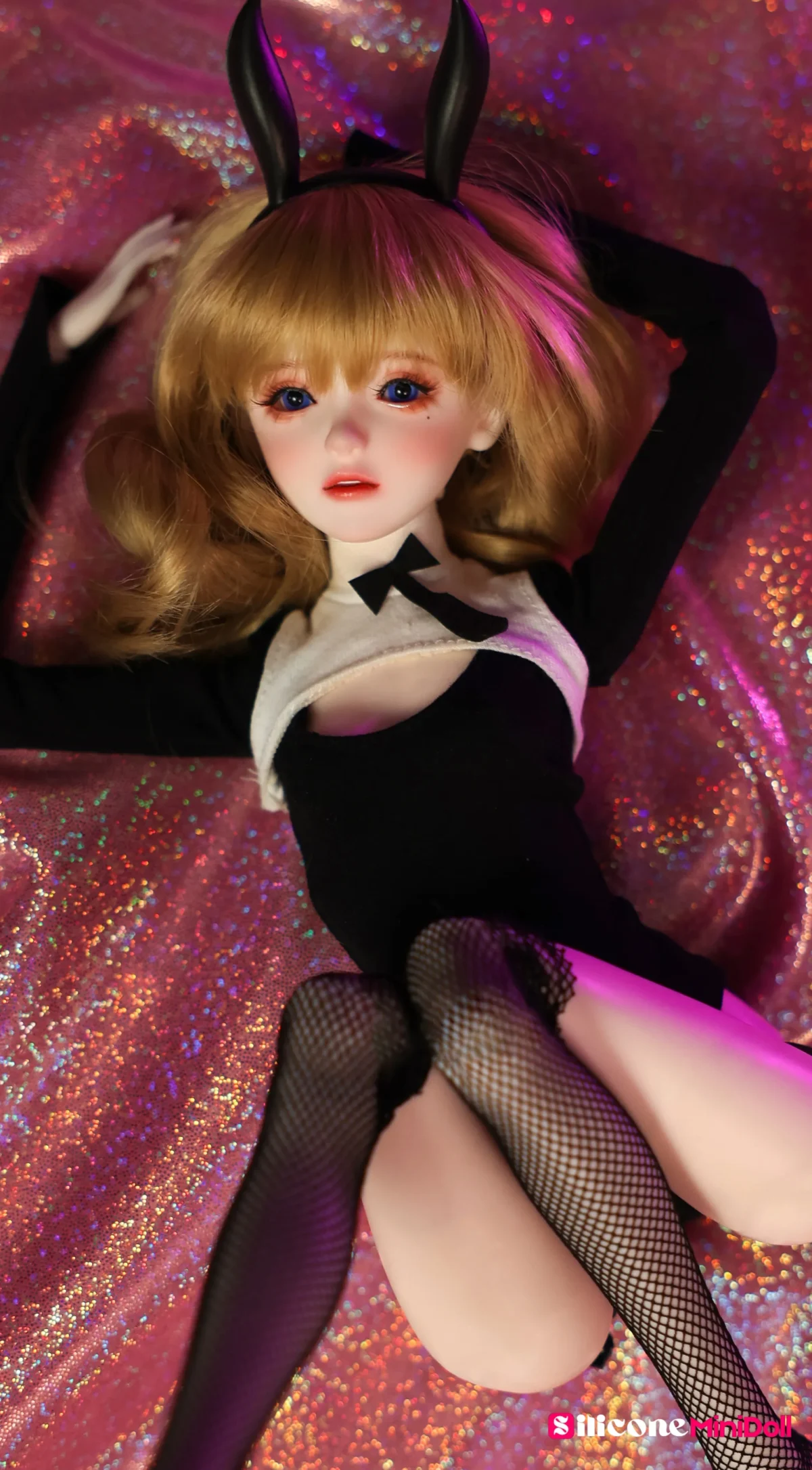 50cm 1ft7 Blonde Tiny Sex Doll with PVC Head – Lila
