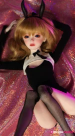 50cm 1ft7 Blonde Tiny Sex Doll with PVC Head – Lila