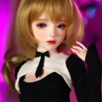 50cm 1ft7 Blonde Tiny Sex Doll with PVC Head – Lila