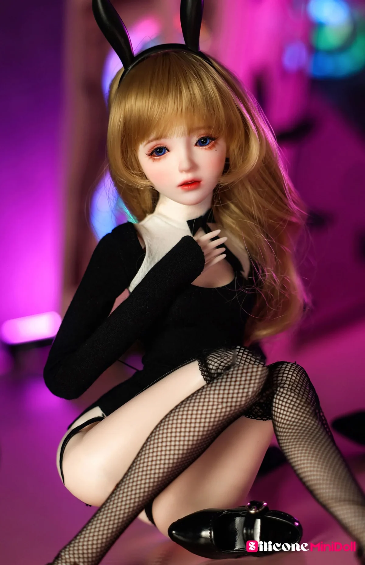 50cm 1ft7 Blonde Tiny Sex Doll with PVC Head – Lila