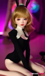 50cm 1ft7 Blonde Tiny Sex Doll with PVC Head – Lila