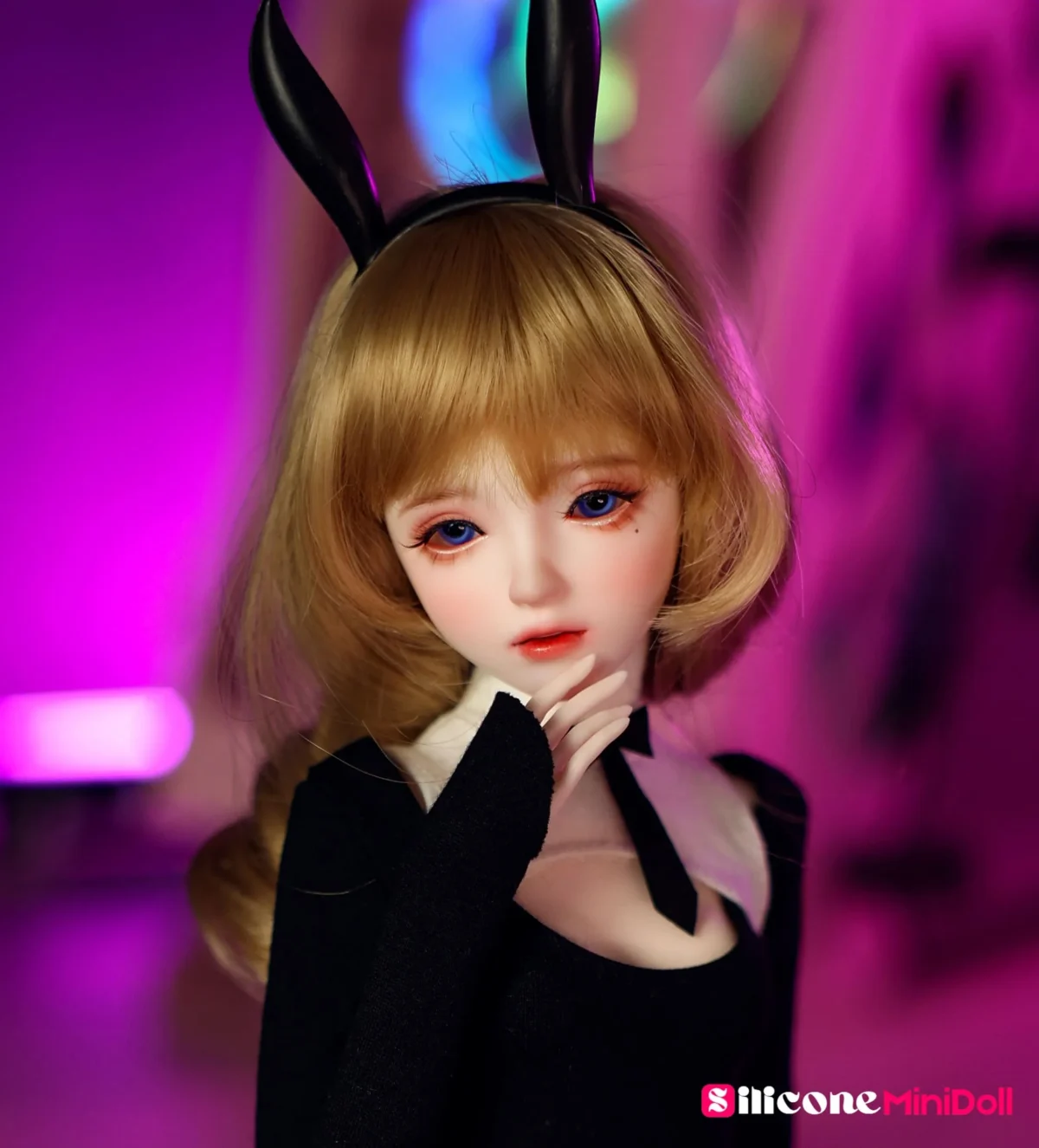 50cm 1ft7 Blonde Tiny Sex Doll with PVC Head – Lila
