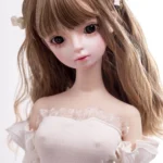 50cm 1ft7 Tiny Blode Sex Doll with PVC Head – Mignon