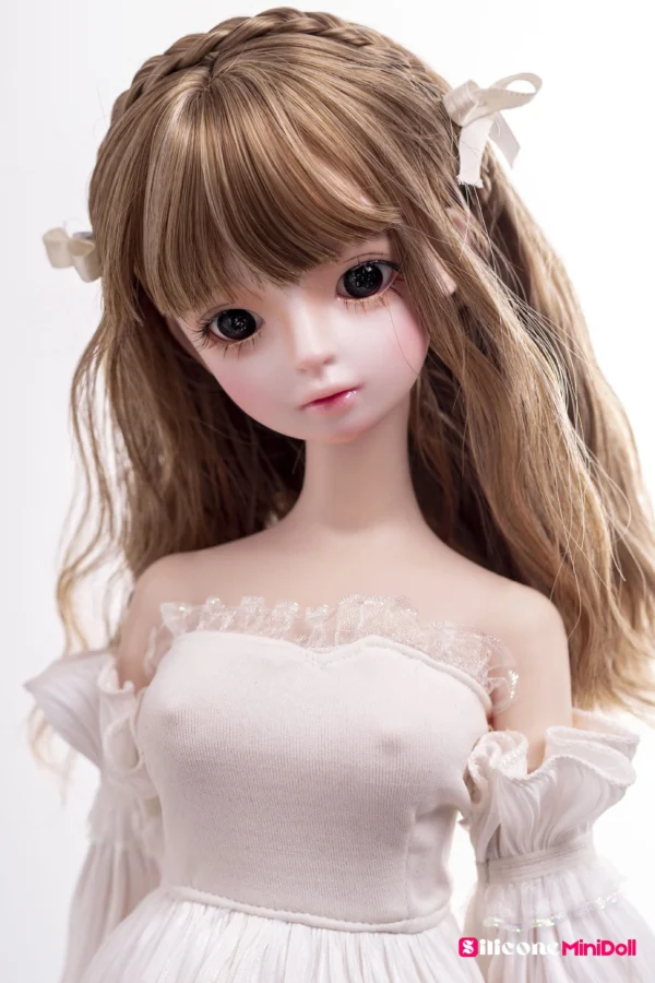 50cm 1ft7 Tiny Blode Sex Doll with PVC Head – Mignon