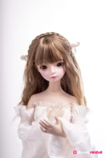 50cm 1ft7 Tiny Blode Sex Doll with PVC Head – Mignon