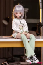 50cm 1ft7 Tiny Sex Doll With PVC Head – Natalie