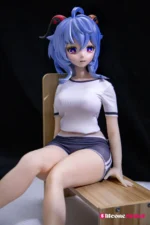 75cm 2ft5 Anime Small Sex Doll With BJD Head– Ganyu