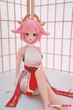 75cm-2ft6-Anime-Tiny-Sex-Doll-With-BJD-Head-–-Yae-Miko
