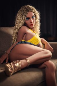 128cm / 4ft2 Blonde Hair BBW Mini Sex Doll – Abigail - Image 2