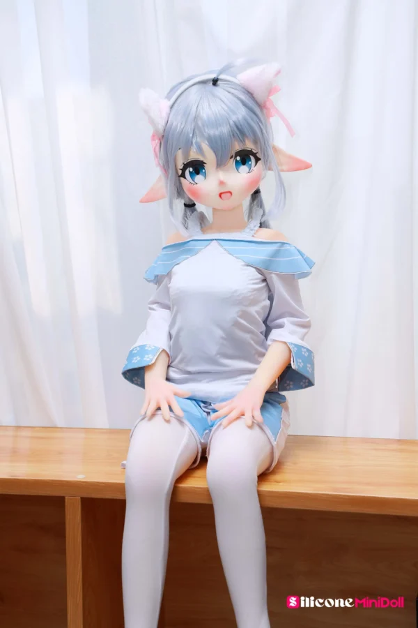 85cm 2ft9 Anime Mini Sex Doll With PVC Head – Yukiko