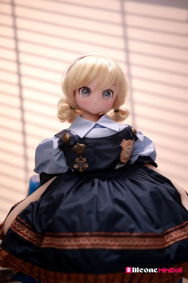 88cm 2ft10 Blonde Mini Sex Doll PVC Head – Katlyn