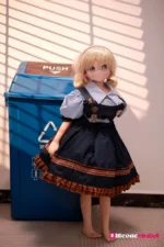 88cm 2ft10 Blonde Mini Sex Doll PVC Head – Katlyn