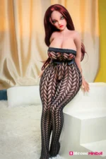 88cm 2ft10 Red Hair Big Boobs Small Sex Doll – Janice