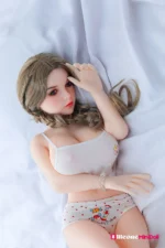 100cm 3ft3 Big Breast Blonde Small Sex Doll – Keiko