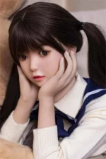 100cm 3ft3 Cute Flat Chest Mini Sex Doll – Mia