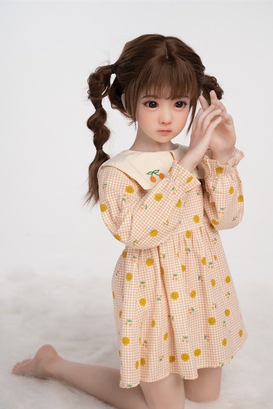 108cm Flat Chest Mini Sex Doll–Nelly 4