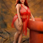 118cm 3ft10 American Big Tit TPE Mini Sex Doll – Monna