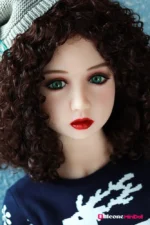 125cm 4ft1 Curly Hair Woman Mini Sex Doll – Clara