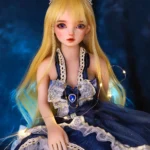 50cm 1ft7 Blonde Anime Tiny Sex Doll