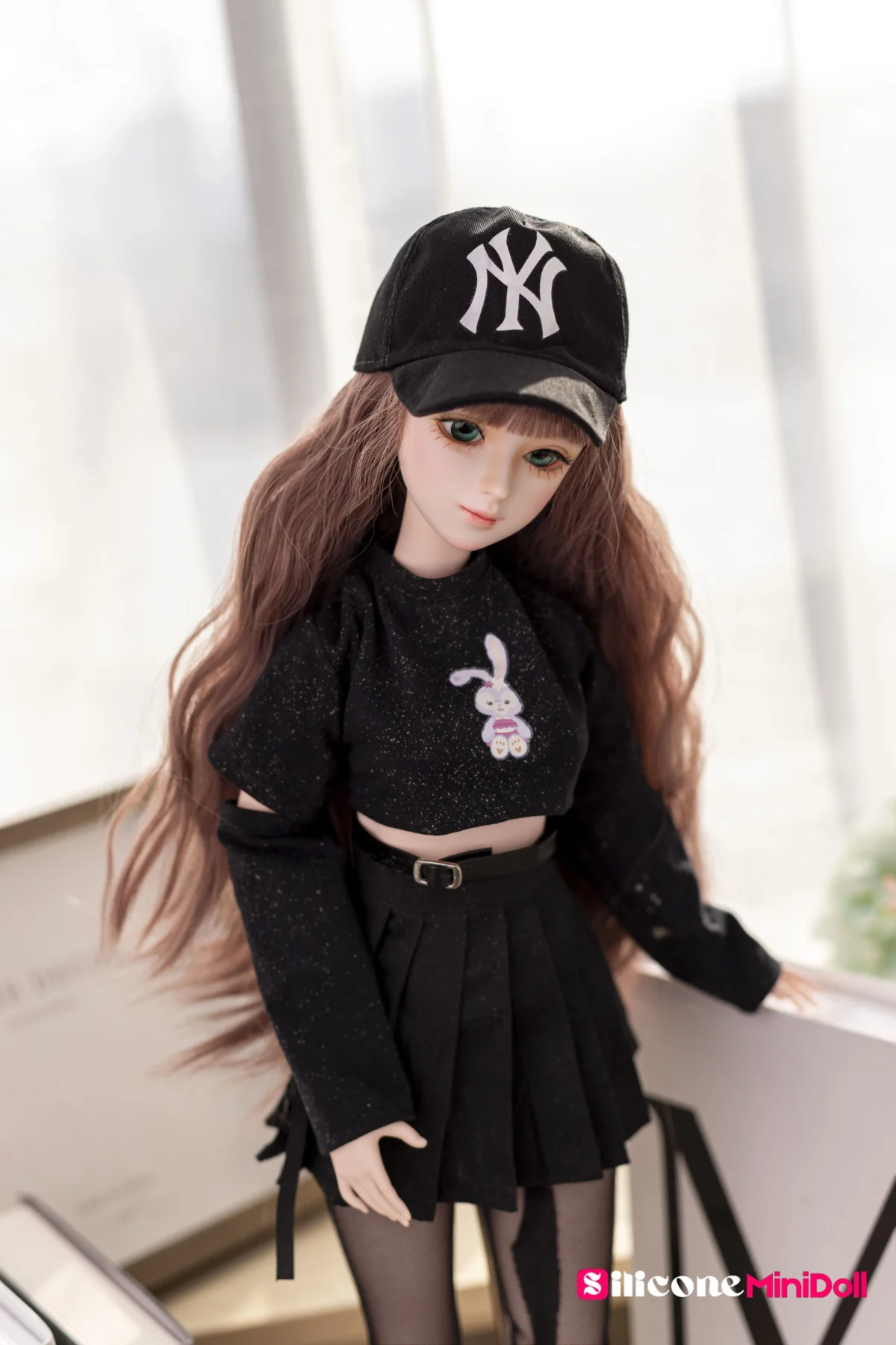 50cm 1ft7 Blonde Tiny Sex Doll With PVC Head – Angie