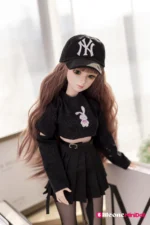 50cm 1ft7 Blonde Tiny Sex Doll With PVC Head – Angie