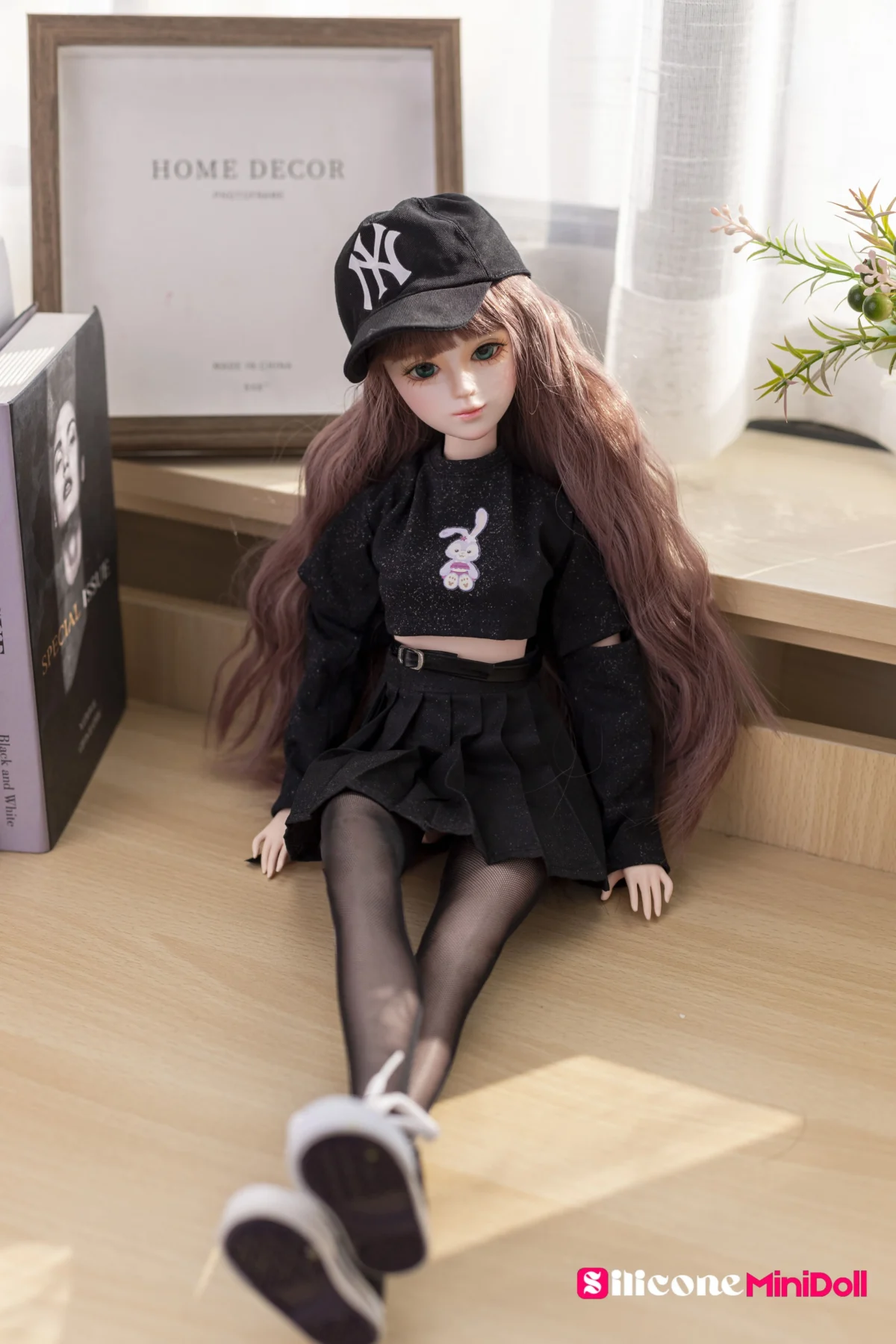 50cm 1ft7 Blonde Tiny Sex Doll With PVC Head – Angie
