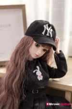 50cm 1ft7 Blonde Tiny Sex Doll With PVC Head – Angie