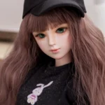 50cm 1ft7 Blonde Tiny Sex Doll With PVC Head – Angie