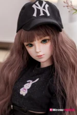 50cm 1ft7 Blonde Tiny Sex Doll With PVC Head – Angie