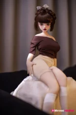 60cm 1ft11 Big Breast Tiny Sex Doll with PVC Head – Bryanna