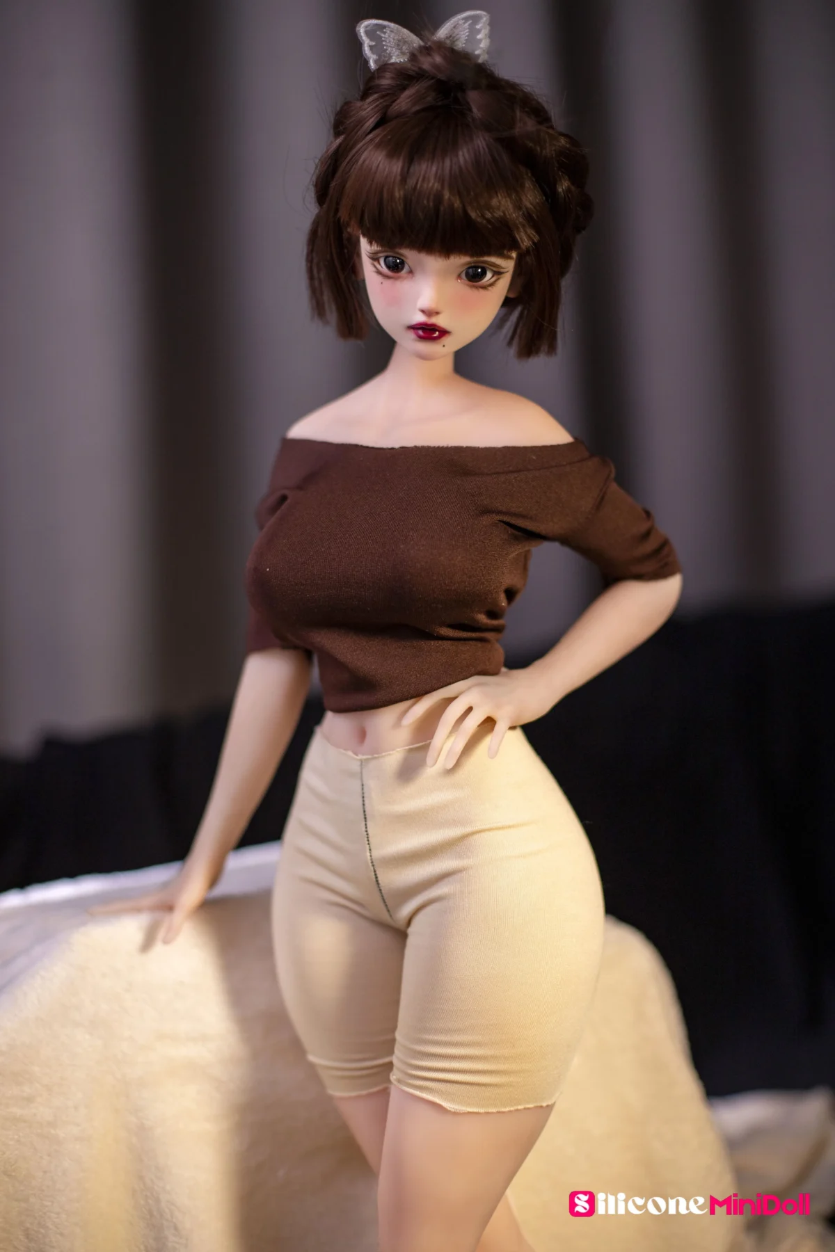 60cm 1ft11 Big Breast Tiny Sex Doll with PVC Head – Bryanna