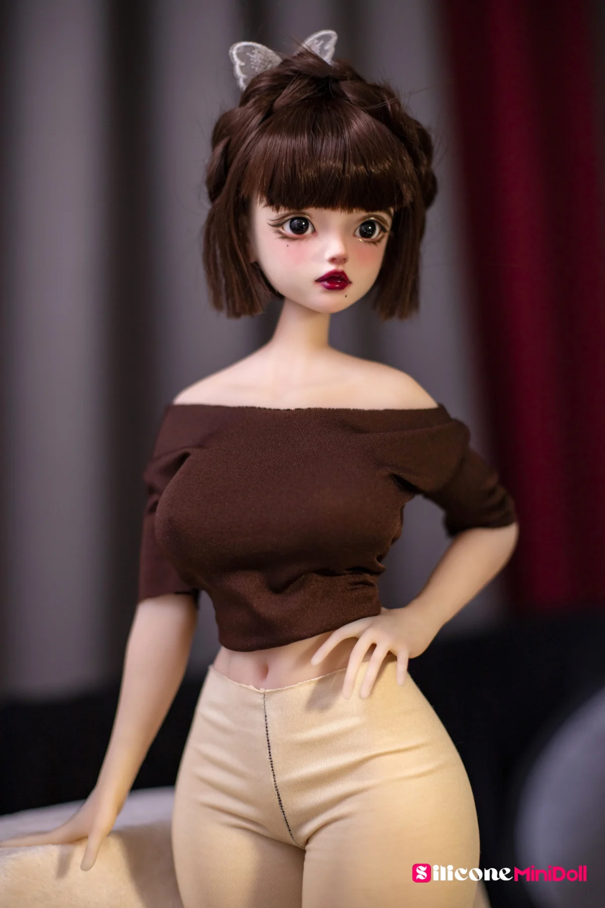 60cm 1ft11 Big Breast Tiny Sex Doll with PVC Head – Bryanna