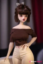 60cm 1ft11 Big Breast Tiny Sex Doll with PVC Head – Bryanna
