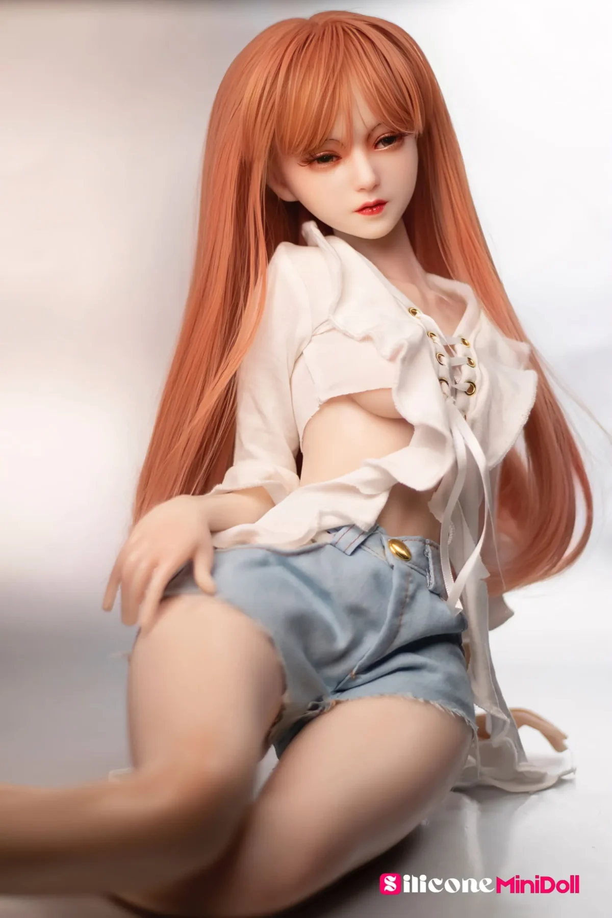 60cm 1ft11 Blonde Real Silicone Tiny Sex Doll – Cora
