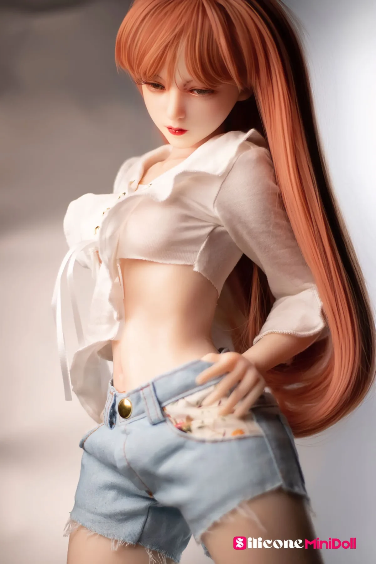 60cm 1ft11 Blonde Real Silicone Tiny Sex Doll – Cora