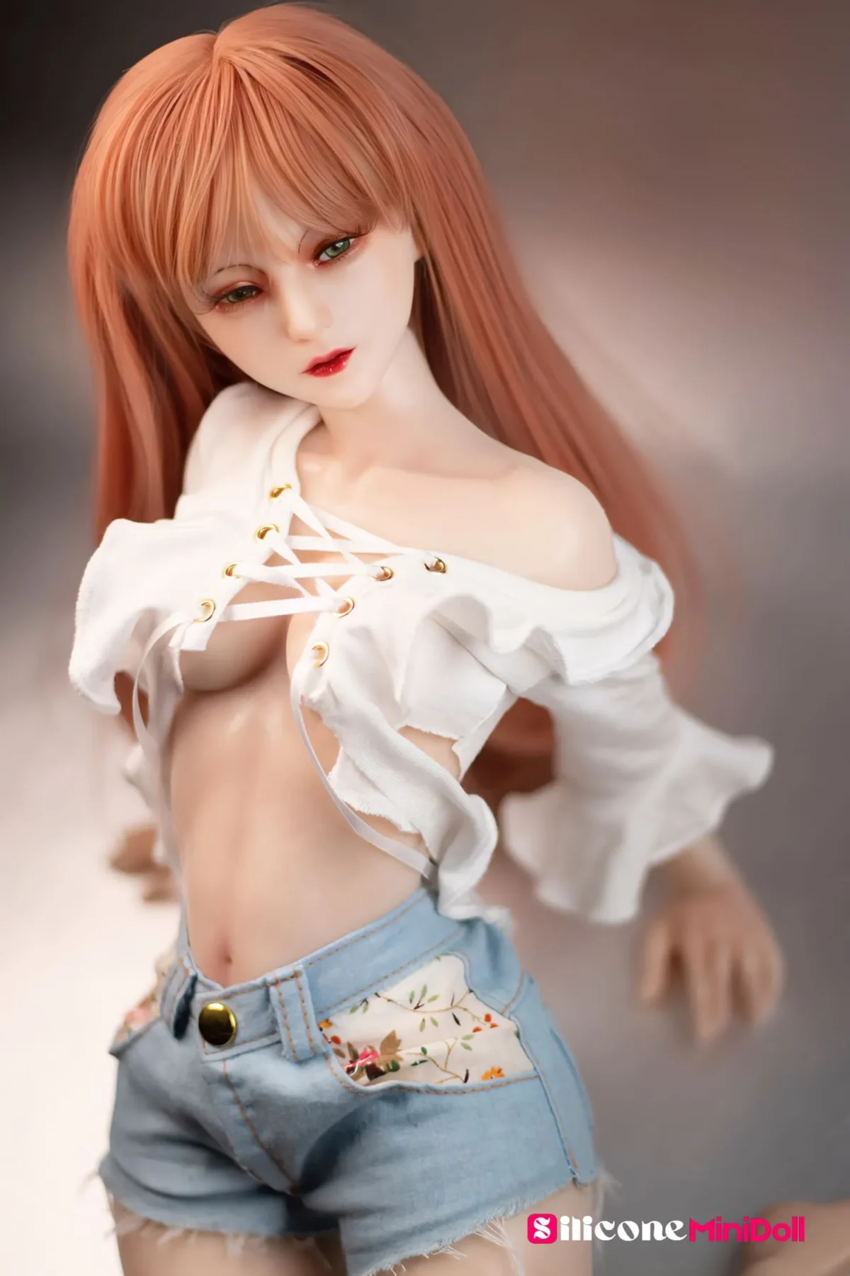 60cm 1ft11 Blonde Real Silicone Tiny Sex Doll – Cora