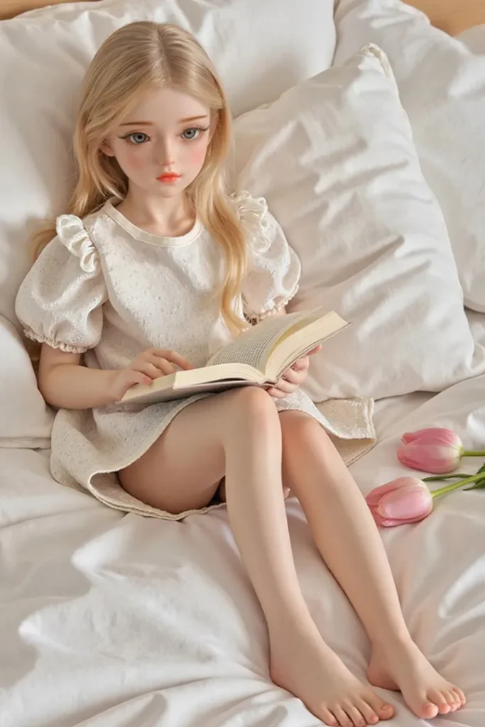 60cm 1ft11 Blonde TPE Small Sex Doll – Kinsley 8